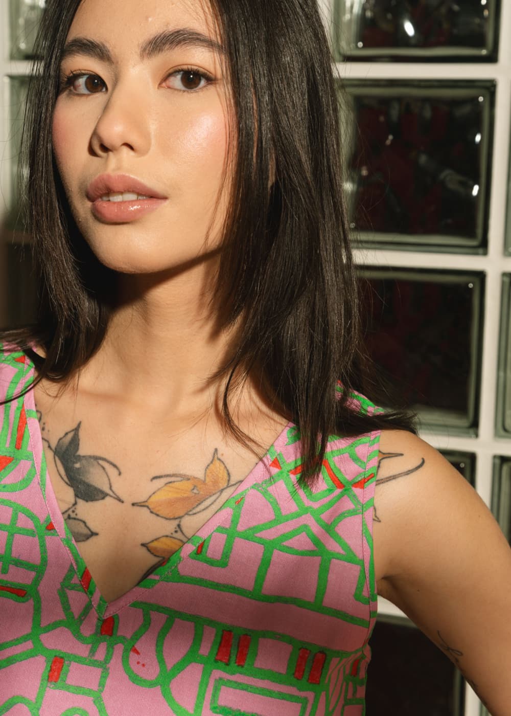 Organic Cotton & Linen Two-Way Tank