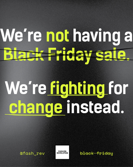 Why we’re saying no to Black Friday