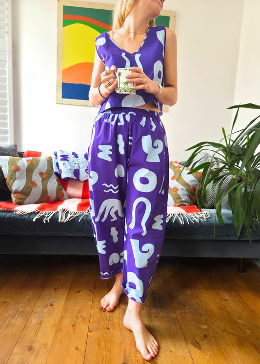 Organic Cotton Co-ord Trousers and Tank
