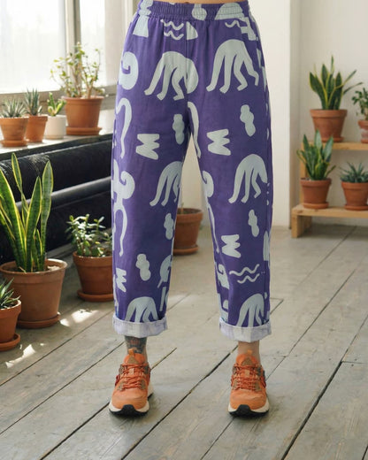 Organic Cotton and Linen Balloon Trousers