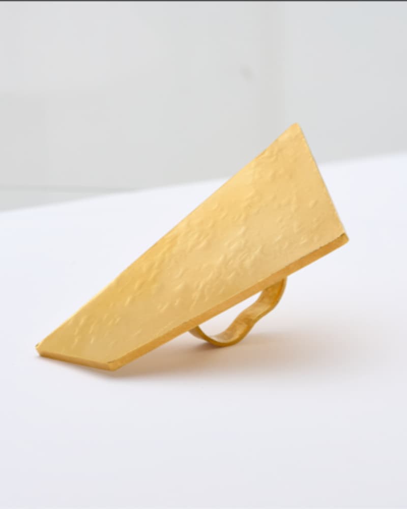 Sustainable and ethically made in the UK abstract ring by Wild Clouds