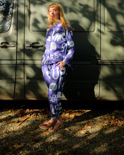 Organic Cotton and Linen Balloon Trousers