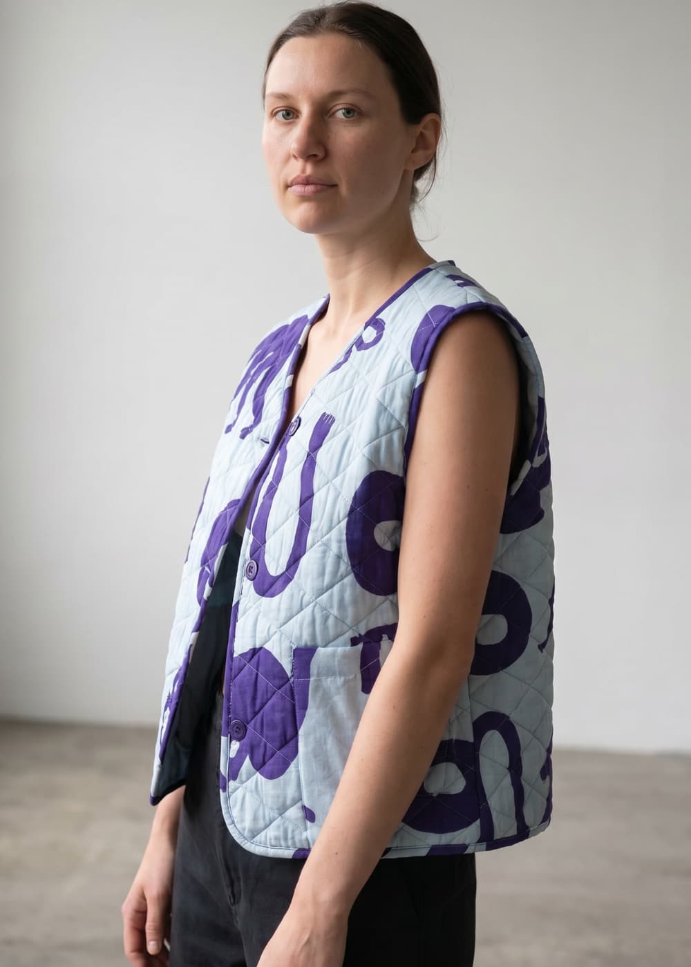 Organic Cotton Reversible Quilted Gilet